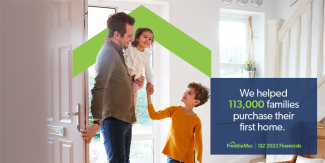 We helped 113,000 families purchase their first home