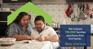 We helped 130,000 families purchase their first home