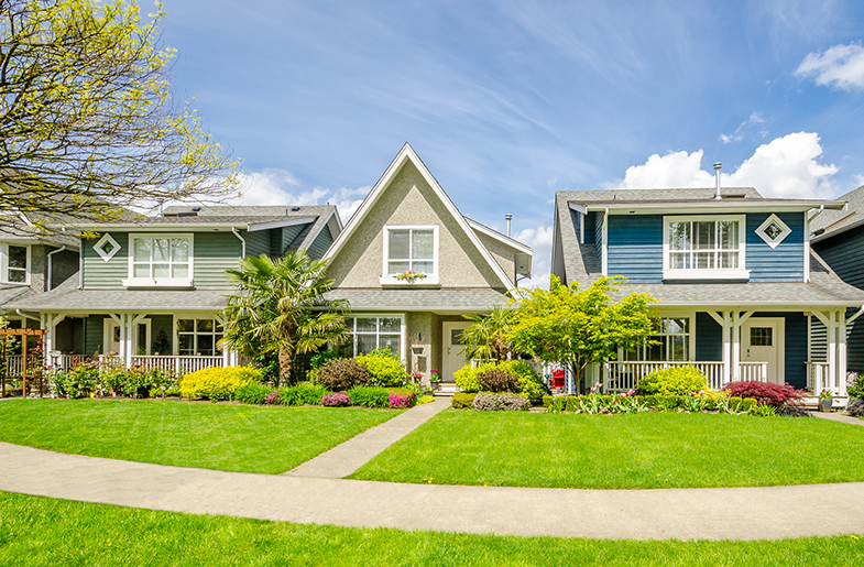 Well-maintained neighborhood